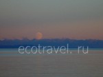 Закат на озере Байкал