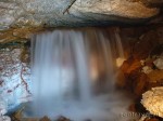 Водопад в пещере Красногорская